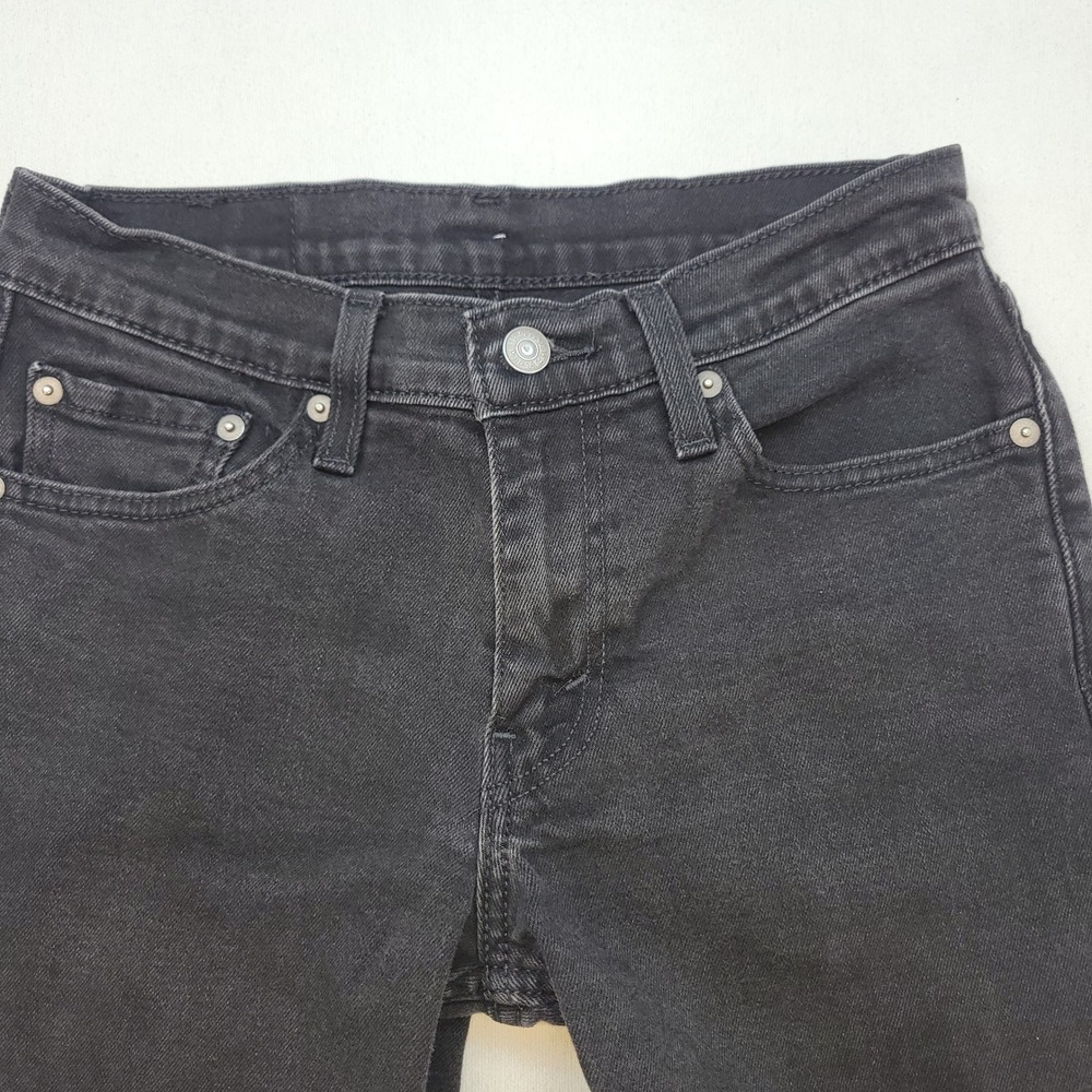 Levi's 511 Slim Straight Jeans Mens 29x32 Black Mid Rise Stretch‎ Denim - Picture 2 of 12